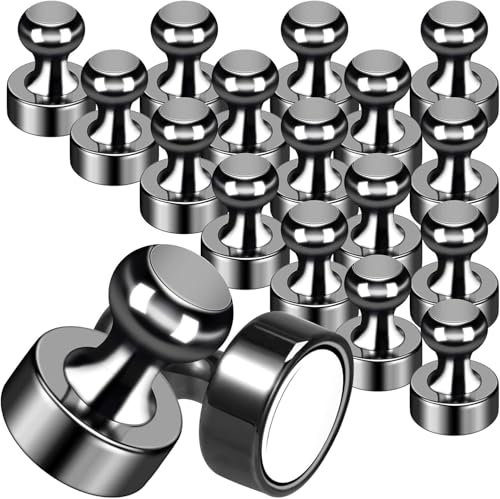 QINGHEC Lot de 24 Aimant Puissant, Aimants Frigo, Aimant Neodyme Super Puissant pour Tableau Magnétique, Tableau Blanc, D'affichage-12 x 16 mm