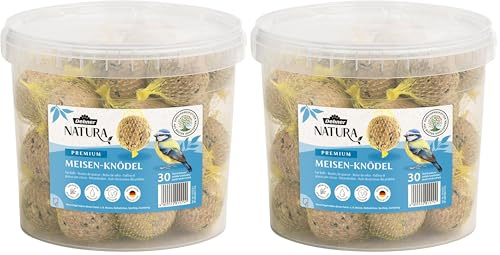 Dehner Natura Premium Nourriture pour Oiseaux Sauvages, Boules de Graisse avec Filet, 30 pièces de 90 grammes (2,7 kg) (Lot de 2)