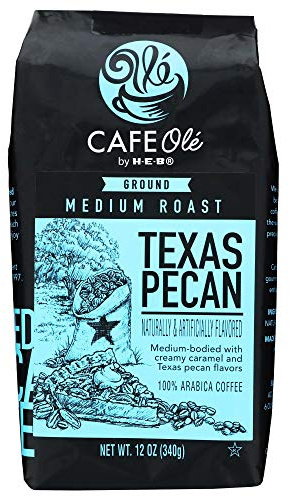 Roasting Plant Cafe Ole Texas Pecan Ground Coffee 12 oz Pack of 1