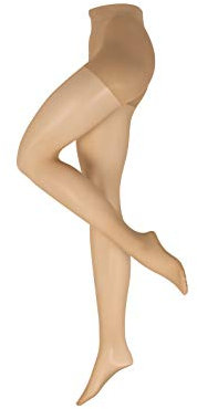 Nur Die Goodbye Laufmaschen Shape 20 DEN Shaping-Strumpfhose verhindert Laufmaschen transparente matte Feinstrumpfhose breiter Komfortbund Damen, mandel, L