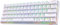 Redragon K630 Dragonborn 60% Wired RGB Gaming Keyboard, 61 Keys Compact Mechanical Keyboard with Tactile Red Switch, Pro Driver Support, White