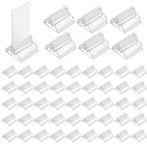 ASTER Lot de 48 Supports de Cartes de Jeu en Plastique Transparent pour Cartes de Jeu de société