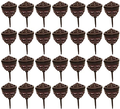 100 PCS Bonsaï Boîte D'engrais Bonsaï Engrais Panier Réutilisable En Plastique Jardin Outil Couverture Boîte Panier Pots Plante Cultiver Engrais Conteneur Boîte pour Fleur Plante Succulentes