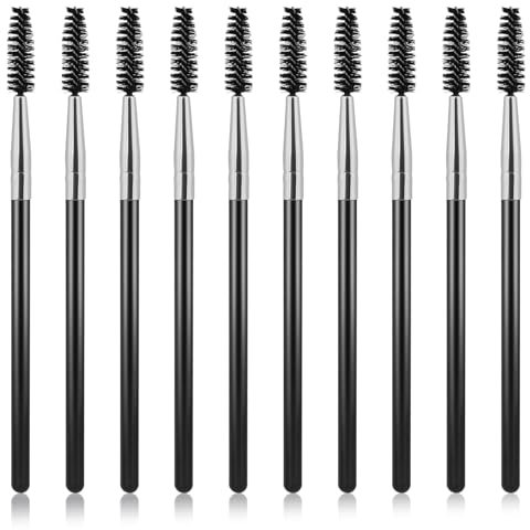 10 Stück Wimpernbürste, Augenbrauenbürste Wimpernkamm Tragbare Augenbürste Professionelle Augenbrauenbürste Make-up-Pinsel Make-up-Tools Wiederverwendbare Augenbrauenbürste