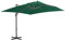 LAPOOH Ampelschirm mit Aluminium-Mast, Balkon Sonnenschirm, Marktschirm, Garten, Balkon Schirm, Sonnen Schirme, Balkonschirm, Grün 300x300 cm