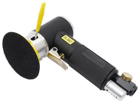 Pneumatische Poliermaschine, Druckluft Polierer, Exzenter-Poliermaschine, für Schleifen, Polieren, Schleifen, Feinpolieren