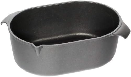 AMT Gastroguss Lotan® AMZN-4228 Roasting Dish 42 x 28 cm, 12 cm High, Stewing Pot, Not Suitable for Induction Cookers, Non-Stick Finish, Cast Iron