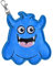 Step by Step KIGA MAGS „Monster Fluffy“, 1 Magnet-Applikation mit Karabinerhaken, Monster, Anhänger zur Individualisierung des Kindergartenrucksack KIGA MINI & KIGA Maxi