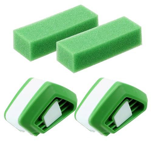 2 unidades de cortadores de limpiaparabrisas, 2 unidades de esponjas, paños de limpieza para coche, cortadores de limpiaparabrisas con esponjas, paños de limpieza
