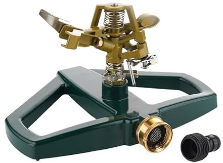 Arrosage Automatique pour Jardin, Arroseur Pelouse Rotatives à 360, 3/4 Pouces Sprinkler Arrosage Oscillant, Arroseur Gazon, Asperseur pour Systèmes D'irrigation, Irrigation Pelouse