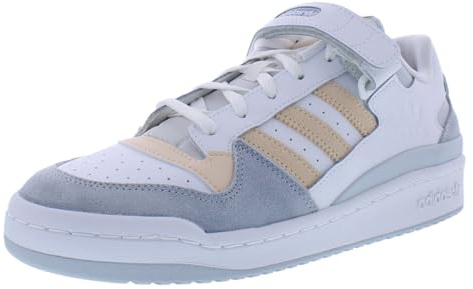 adidas Men's Forum Low Shoes, Halo Blue/Bliss Orange/Cloud White-white, 10 UK