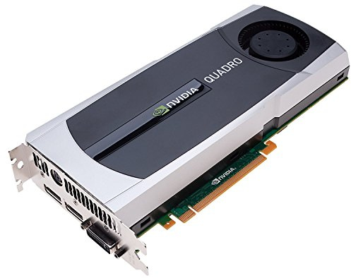 Tarjeta de vídeo Nvidia Quadro 5000 de 2,5 GB GDDR5 de 320 bits PCI Express 2.0 x16 de altura completa