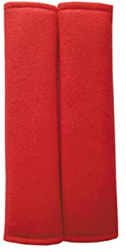 SUNTRADE Autositzgurtpolster-Abdeckungssatz, 2er-Pack Soft Car Safety Sicherheitsgurt-Schulterpolster für Erwachsene und Kinder (Rot)