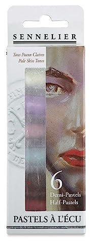 SENNELIER Extra-Soft Halb Pastell 6 Sticks Set 6 Stück Portraitfarbe