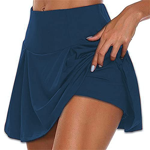 LIPIODOL Donne Gonna da Tennis Gonna Sportiva Donna Corta con Pantaloncini Golf Traspirante