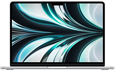 Apple 2022 PC Portatile MacBook Air con chip M2: display Liquid Retina 13,6'', 8GB di RAM, 256GB di archiviazione​​​​​​​ SSD storage, tastiera retroilluminata; color​​​​​​​ Argento
