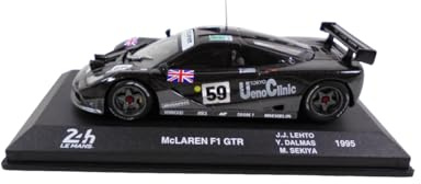 OPO 10 - Auto in Miniatura da Collezione 1/43 Compatibile con McLaren F1 GTR #59 24h Le Mans 1995-24LM05
