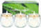 Citronella Kerze Outdoor im Glas Candle Draußen Kerzen 3 Stücke Brennzeit Zitronella Kerzen Outdoor Garten Ätherische Öle Duftkerze 100% Natürliches Sojawachs für Garten, Camping, Patic