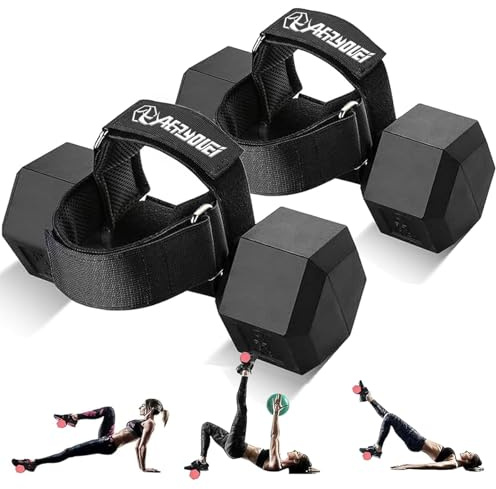 Dumbbell Foot Attachment, Tibialis Trainer, Adjustable Ankle Weights, Leg Workouts at Home for Hip Flexors,Ankle Straps for Weight Lifting,Shin Splint,Hamstring Curls,Leg extensions,Home Gym Equipment.