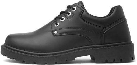 Urban Territory Mens Black Lace Up Shoes - Size 8 UK - Black