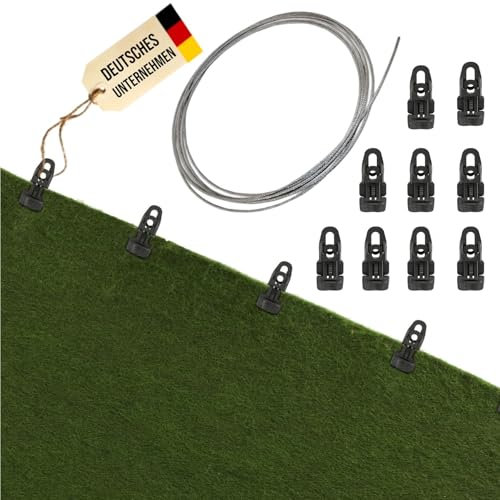 Stronghold Pfeilfangmatte Max+ Vario Green Set I grün 2m hoch - Verschiedene Längen I Pfeil Auffangmatte inkl. Zubehör I Armbrust & Bogenschießen Pfeilfang - Made in Germany (5 Meter breit)