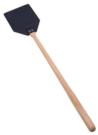 Matamoscas Ahuecado, matamoscas de Cuero para Interiores,Matamoscas Resistentes Matamoscas de Cuero - Matamoscas Manual de Agarre cómodo y Estable para Uso en Interiores y Exteriores