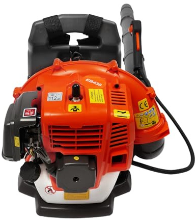 LENDISIY Soplador de hojas, 42,7 cc, 2 tiempos, gasolina y depósito de combustible de 1,2 litros, flujo de aire de 720 m³/h, velocidad de 70 m/s, para el cuidado del césped, limpieza de hojas y