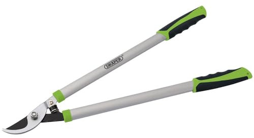 Draper 685mm Bypass Pattern Loppers | 32mm Carbon Steel Cutting Gardening Tool | Heavy Duty Garden Hand Tools | Soft Grip Handles | 97956