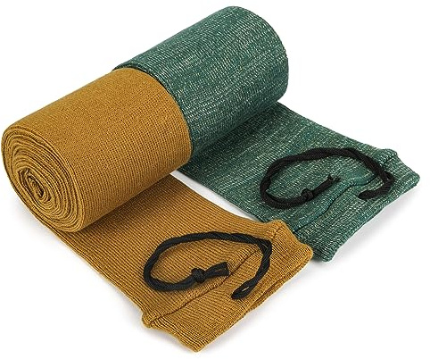 VicBre Calcetines de Pistola de Silicona tratada con Cierre de cordón,137 x 10 cm,antióxido Funda de Punto para Rifles/escopetas
