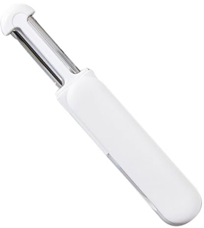 BRIGHTFUFU Pelador De Frutas Multifunción Pelador De Zanahorias Cortador De Tocino Diseño Ergonómico