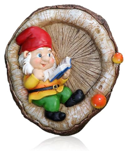 Nain De Jardin Nain de Jardin pour l'extérieur Nain Elfe Créatif en Dessin Animé pour les Ornements de Décoration d'Intérieur Nain De Jardin Exterieur pour les ornements de décoration d'intérieur