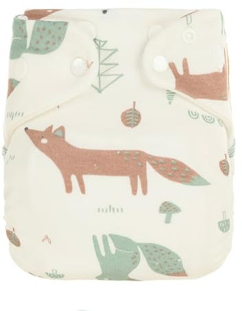 Lumina Höschenwindel One-Size inkl. extra langer Einlage (3,5-15kg): Nordic Fox