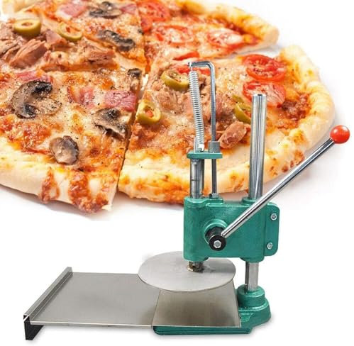 MáQuina Hacer Masa Pizza Rodillo para masa de pizza, máquina para hacer pasta, prensa manual comercial de acero inoxidable para masa de pizza, prensa para masa de pizza para el hogar, máquin