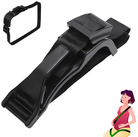Dunkwckore Ceinture Grossesse Femme Enceinte, Universelle Régulateur Empêche Pincement l'Abdomen, Réglable Confort et Sécurité Pendant Maternité, Protection Ventre Accessoire Indispensable Mamans