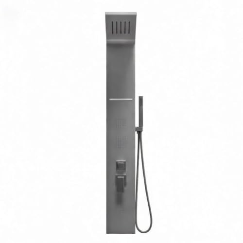 Colonna doccia pannello idromassaggio effetto cascata YH8122 MADRID - Satinato
