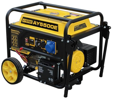 Generador gasolina 5500 W con motor Kiotsu OHV Stage V arranque eléctrico y AVR cobre