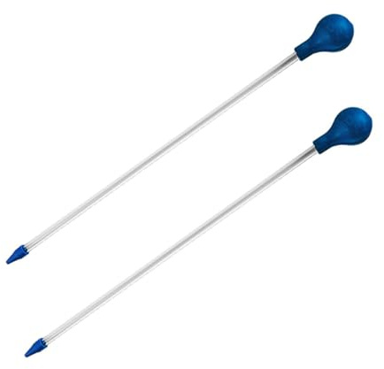 JECOMPRIS Lot de 2 Tubes D’Alimentation pour Coraux en Silicone Souple 40 Cm, Distributeurs de Nourriture pour Aquarium Récifal, Outil Précis pour Nourrir Poissons et Coraux Marins