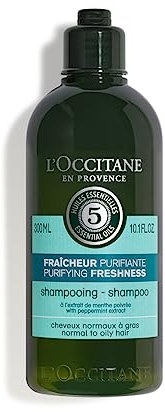 L'OCCITANE - Shampoo Reinigende Frische - 300 ml - Fettiges Haar und fettige Kopfhaut - In Frankreich hergestellt