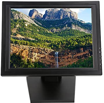 Monitor portátil de 17 pulgadas, pantalla táctil LED, 1280 x 1024 POS USB, pantalla táctil LCD, adecuado para minoristas, puntos de venta (POS), sistemas VOD y aplicaciones en el sector