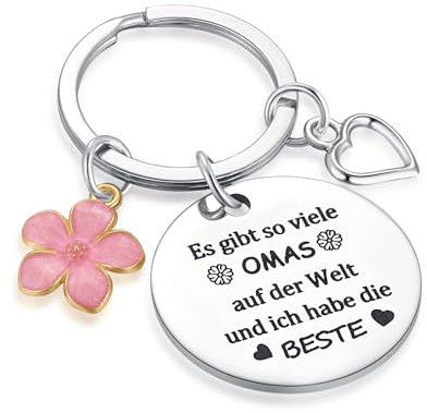 Schlüsselanhänger Oma Beste Oma Geschenke Muttertagsgeschenke für Oma Geburtstagsgeschenk für Oma Sinnvolle Geschenke für Oma Geschenkideen für Oma Weihnachtsgeschenke für Oma von Enkel Enkelin