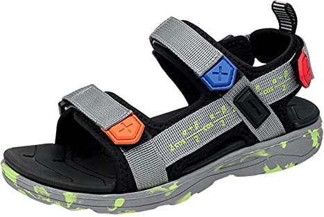 Generisch Sandals Boys Children Barefoot Shoes Trekking Wide Feet Barefoot Sandals Boys Trekking Sandals Girls Summer Shoes Barefoot Shoes Kids Sandals Summer Outdoor Sandals EU 28-41, 01 Grey, 10.5