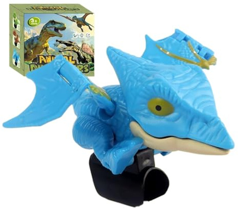Krmoau Dinosaurie fingerdockor leksak – realistiska fingertoppsfigurer | Gåvor för dinosaurier födelsedagsfirande – för barn från 3 år och äldre, för påsk, för lek för småbarn,