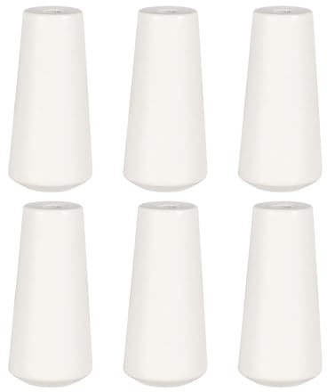 Toyvian Tiradores de Cordón de Madera Color Crema para Persianas Enrollables 6 Piezas Perillas de Bambú para Cortinas Interiores y Exteriores Accesorios Decorativos para Estores y