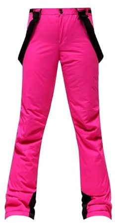 Skihose Damen Warm wasserdichte Sports Ski Set Gefütterte Softshell Dame Wasserdicht Thermohosen Winter Frauen Baggy Women Outdoor Wasserfeste Ski Hose Damen L