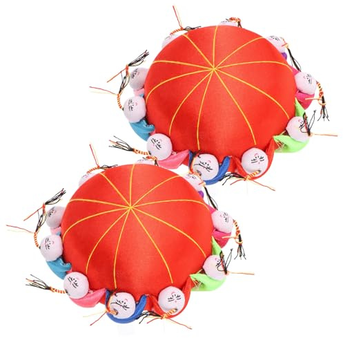 EXCEART Coussins à Épingles et Rangement D'aiguilles en Coton pour Couture Style Vintage Lot de 2 Pièces Poupée Traditionnelle, pour Décoration Maison