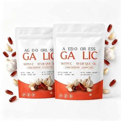 Extracto de ajo madurado inodoro, 600 mg