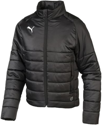 PUMA Kids Boys Liga Padded Jacket Athletic Outerwear Casual - Black - Size XL