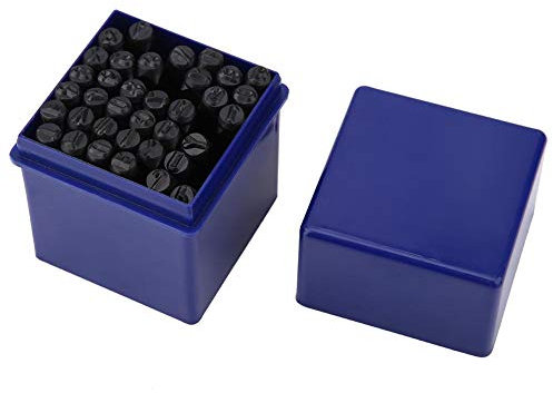 Schlagbuchstaben, Stahl Briefmarken Punch Set, 36 Teile 5mm Zahlen Und Buchstaben Punch Set, Alphabet A Bis Z Und Nummer 0 Bis 9