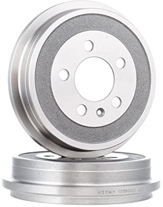 2x RIDEX Bremstrommel 123B0037 hinten für POLO (9N_) 4,0kg