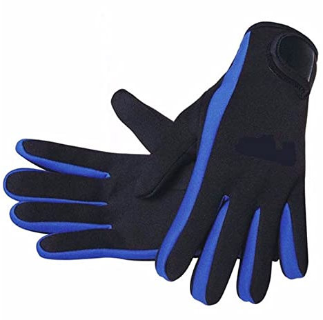 nmbhus 1,5 mm Neopren Schwimmen & Tauchhandschuhe mit Magic Stick, rutschfest, kältebeständig, warme Schwimmhandschuhe for Damen und Herren (Color : C1, Size : M)